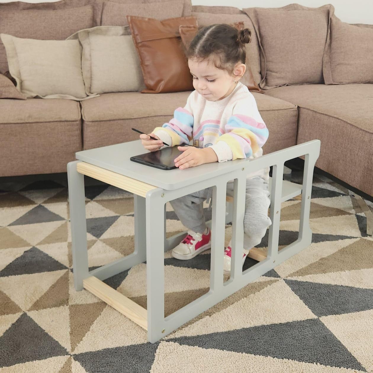 torre de aprendizagem montessoriana